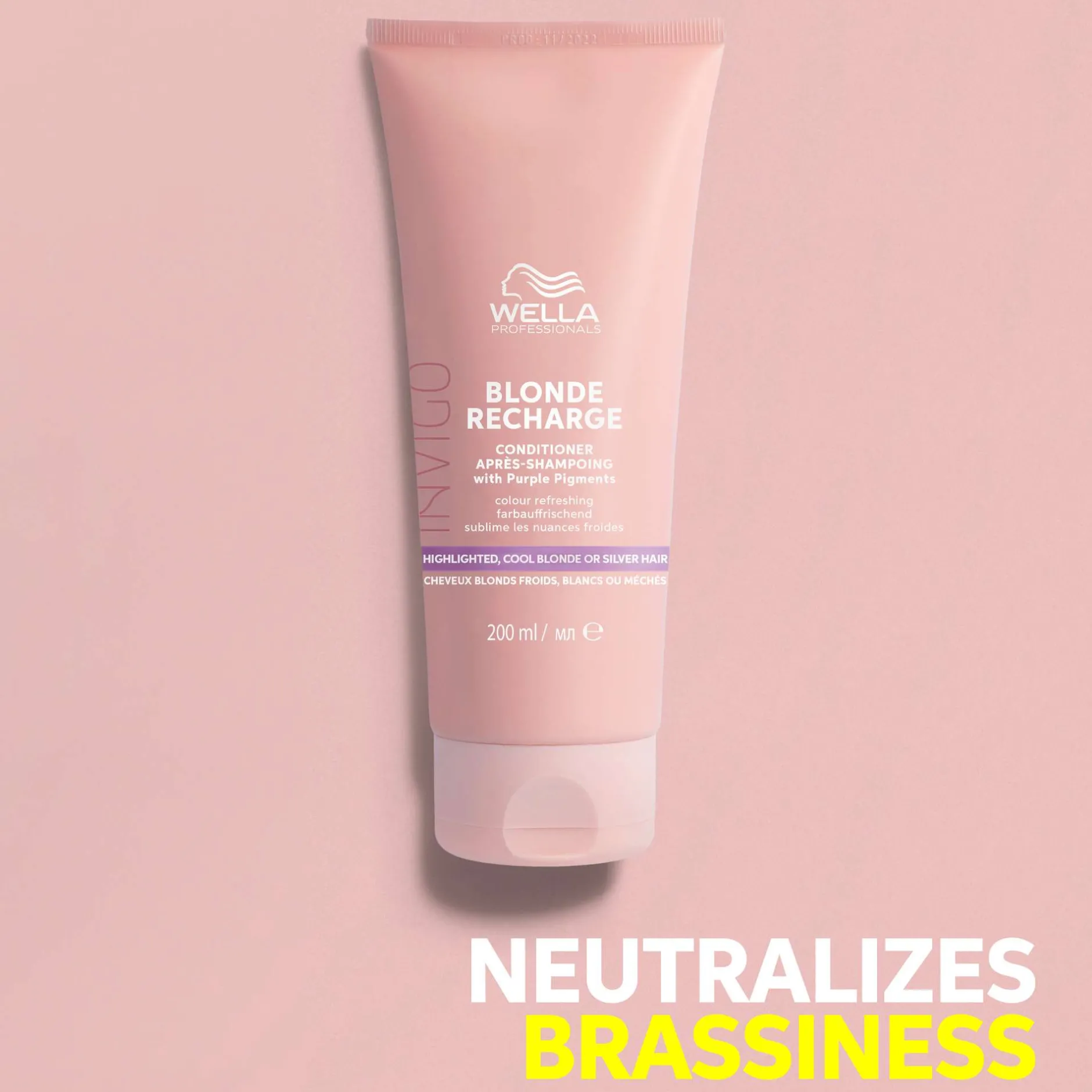 Wella Invigo Blonde Recharge Colour Refreshing Conditioner Cool Blonde 200ml Sale