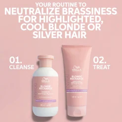 Wella Invigo Blonde Recharge Colour Refreshing Conditioner Cool Blonde 200ml Sale