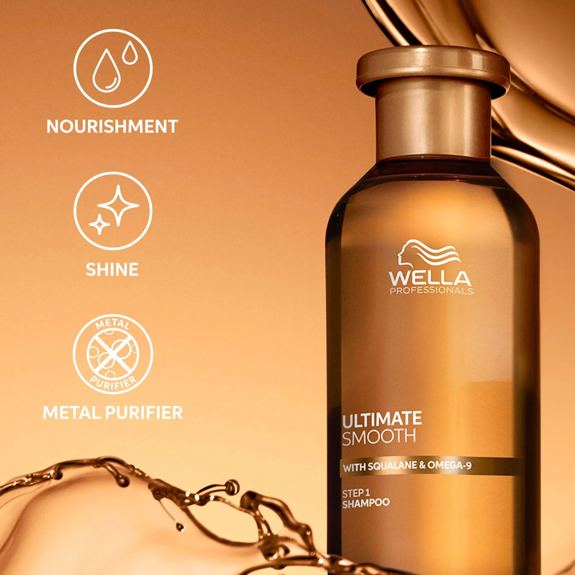 Wella Ultimate Smooth Shampoo 250ml Sale