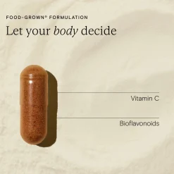 Wild Nutrition Supplements Food-Grown® Vitamin C Plus Capsules x 60 New
